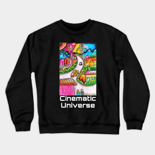 cinematic universe : hitchhikers guide Crewneck Sweatshirt